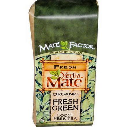 Mate Factor, Organic Yerba Mate, Fresh Green, Loose Herb Tea 340g