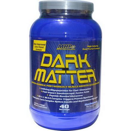 Maximum Human Performance, LLC, Dark Matter, Muscle Growth Accelerator, Blue Raspberry 1460g