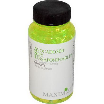Maximum International, Avocado 300 Soy Unsaponifiables, 600mg, 60 Tablets