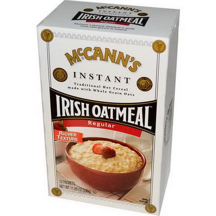 McCann's Irish Oatmeal, Instant Oatmeal, Regular, 12 Packets, 28g Each