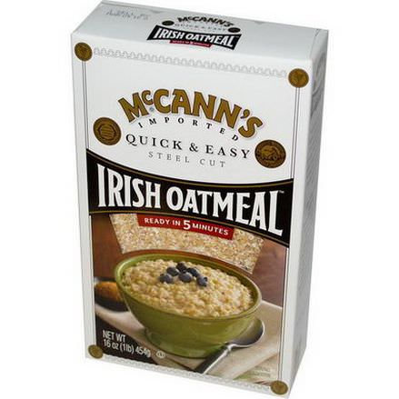 McCann's Irish Oatmeal, Quick&Easy, Steel Cut Oats 454g