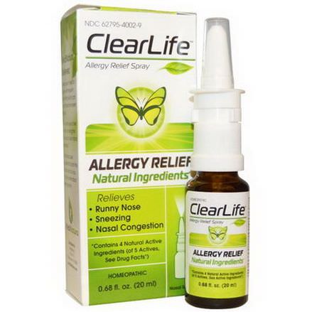 MediNatura, ClearLife, Allergy Relief Spray 20ml