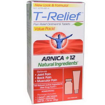 MediNatura, T-Relief, Arnica +12 Natural Ingredients 50g - 2 Pieces
