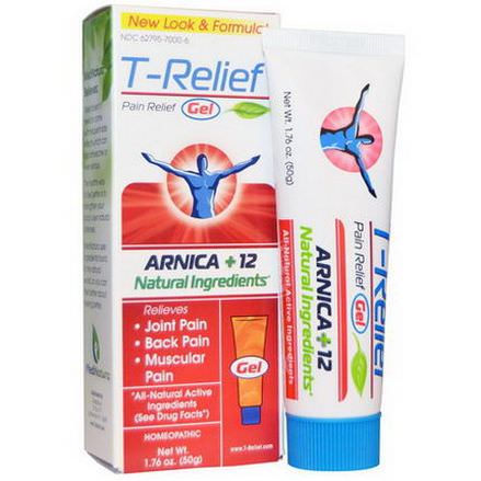 MediNatura, T-Relief, Pain Relief Gel 50g