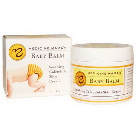 Medicine Mama's, Baby Balm, Soothing Calendula Skin Cream, 2 oz