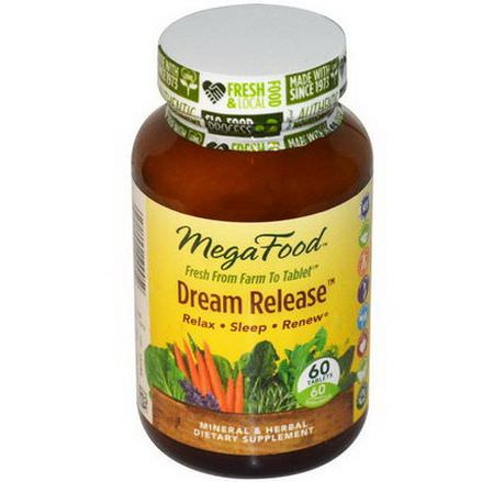 MegaFood, Dream Release, 60 Tablets
