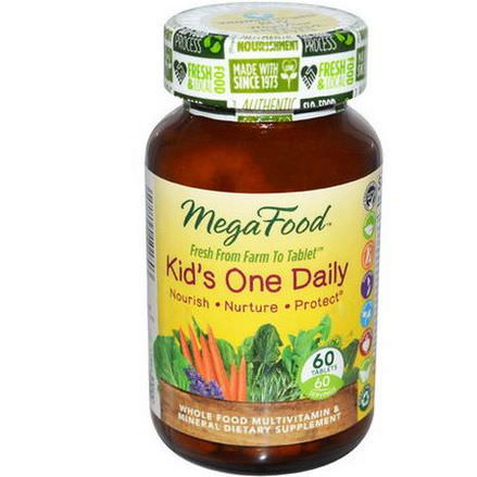 MegaFood, Kid's One Daily, 60 Tablets