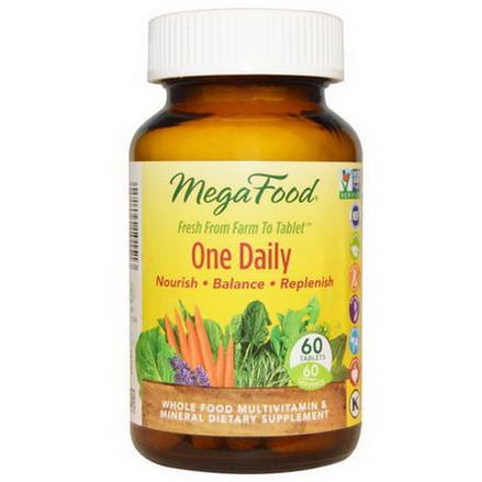 MegaFood, One Daily, 60 Tablets