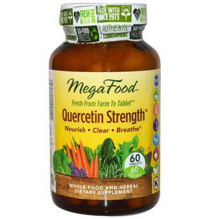 MegaFood, Quercetin Strength, 60 Tablets