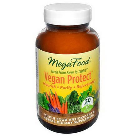 MegaFood, Vegan Protect, 30 Tablets