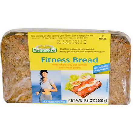 Mestemacher, Fitness Bread with Whole Rye, Oat Kernels and Wheat Germs 500g