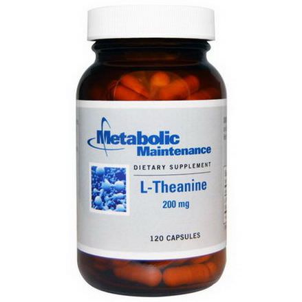 Metabolic Maintenance, L-Theanine, 200mg, 120 Capsules