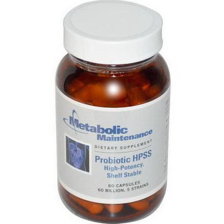 Metabolic Maintenance, Probiotic HPSS, High-Potency, Shelf Stable, 60 Capsules