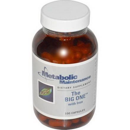 Metabolic Maintenance, The Big One with Iron, 100 Capsules