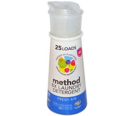 Method, 8X Laundry Detergent, 25 Loads, Fresh Air 300ml