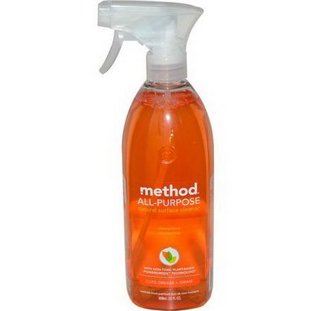 Method, All-Purpose Natural Surface Cleaner, Clementine 828ml