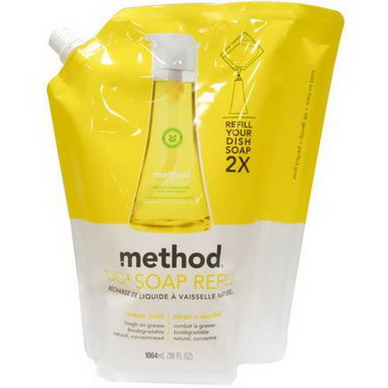 Method, Dish Soap refill, Lemon Mint 1064ml