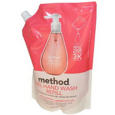 Method, Gel Hand Wash Refill, Pink Grapefruit 1 l