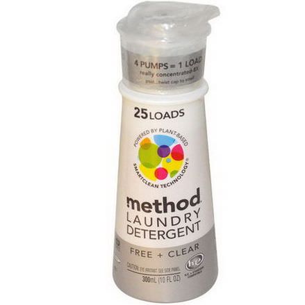 Method, Laundry Detergent, 25 Loads, Free Clear 300ml