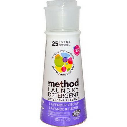 Method, Laundry Detergent, 25 Loads, Lavender Cedar 300ml