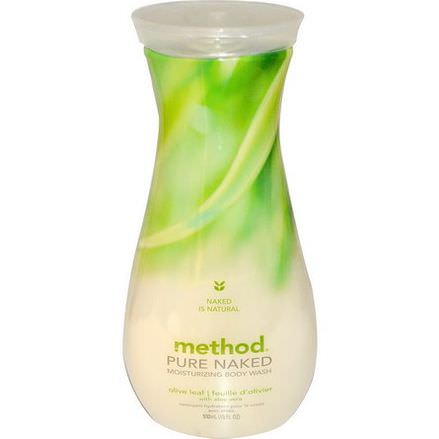 Method, Pure Naked, Moisturizing Body Wash, Olive Leaf with Aloe Vera 532ml