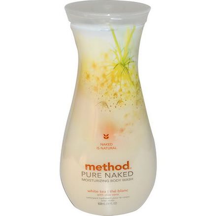 Method, Pure Naked, Moisturizing Body Wash, White Tea 532ml