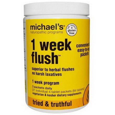 Michael's Naturopathic, 1 Week Flush 84 Tablets