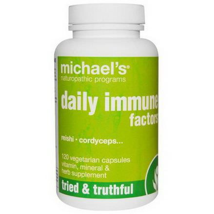 Michael's Naturopathic, Daily Immune Factors, 120 Veggie Caps