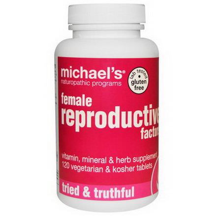 Michael's Naturopathic, Female Reproductive Factors, 120 Veggie Tablets
