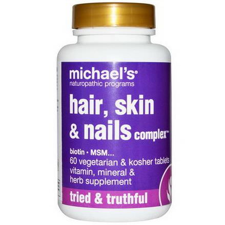 Michael's Naturopathic, Hair, Skin&Nails Complex, 60 Veggie and Kosher Tablets