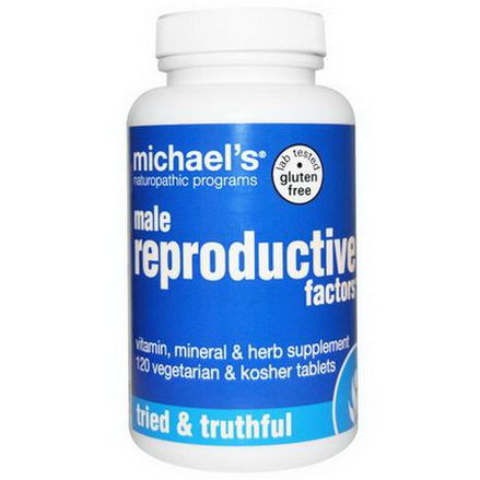 Michael's Naturopathic, Male Reproductive Factors, 120 Vegetarian&Kosher Tablets