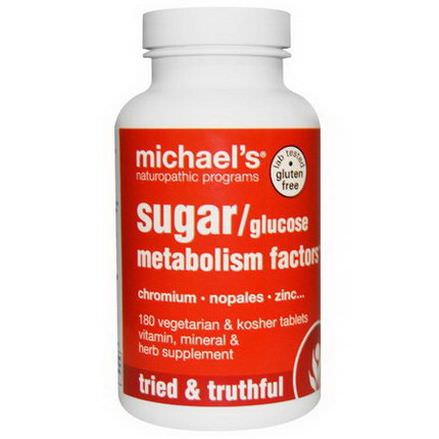 Michael's Naturopathic, Sugar / Glucose Metabolism Factors, 180 Veggie Caps