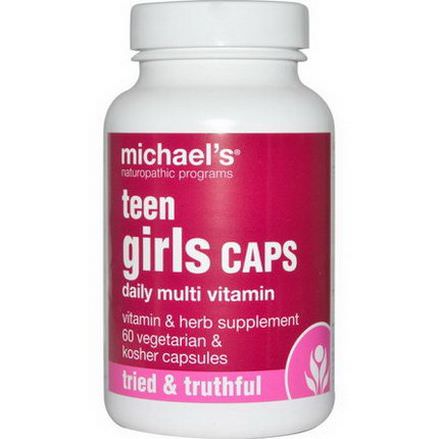 Michael's Naturopathic, Teen Girls Caps, 60 Veggie Capsules