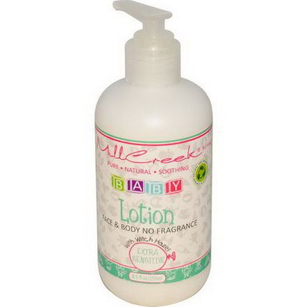 Mill Creek, Baby Lotion with Witch Hazel, Extra Sensitive 255ml