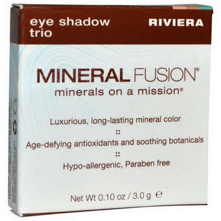 Mineral Fusion, Eye Shadow Trio, Riviera 3.0g