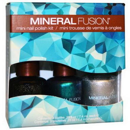 Mineral Fusion, Northern Lights Mini Nail Polish Kit, 3 Bottle Kit 7.4ml Each