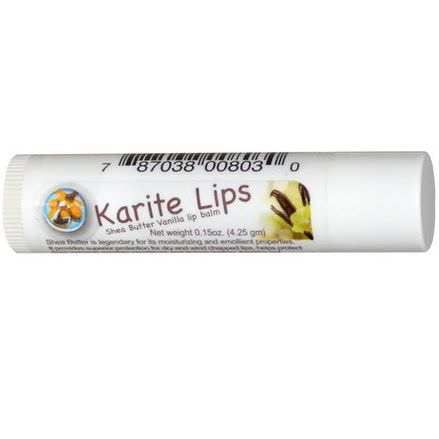 Mode De Vie, Karite Lips, Shea Butter Vanilla Lip Balm 4.25g