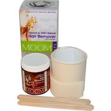 Moom, Organic Hair Remover Kit, With Lavender, Spa 170g