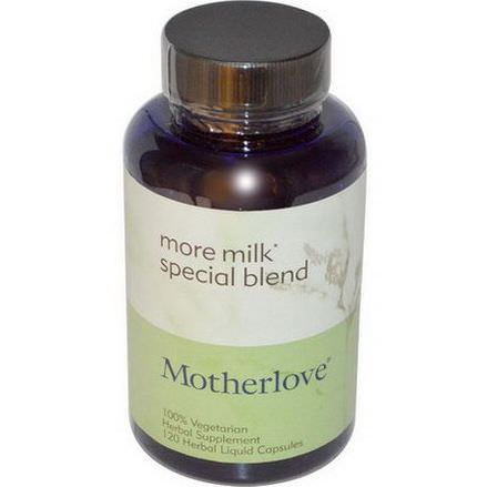Motherlove, More Milk, Special Blend, 120 Herbal Liquid Caps