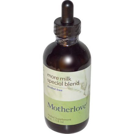Motherlove, More Milk Special Blend, Alcohol-Free 118ml