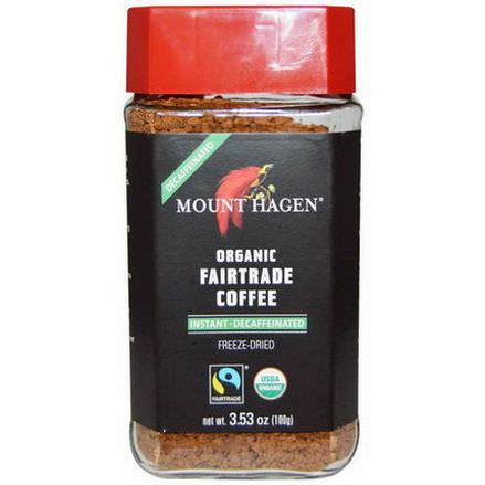 Mount Hagen, Organic Fairtrade Coffee, Instant, Decaffeinated 100g