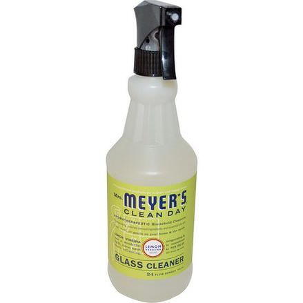 Mrs. Meyers Clean Day, Glass Cleaner, Lemon Verbena Scent 708ml
