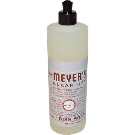 Mrs. Meyers Clean Day, Liquid Dish Soap, Lavender Scent 473ml