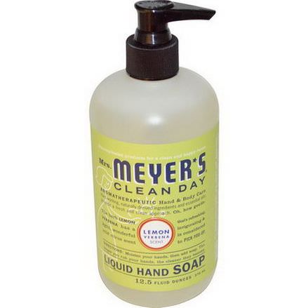 Mrs. Meyers Clean Day, Liquid Hand Soap, Lemon Verbena Scent 370ml