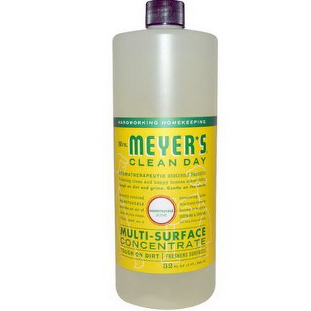 Mrs. Meyers Clean Day, Multi-Surface Concentrate, Honeysuckle Scent 946ml