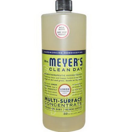 Mrs. Meyers Clean Day, Multi-Surface Concentrate, Lemon Verbena Scent 946ml