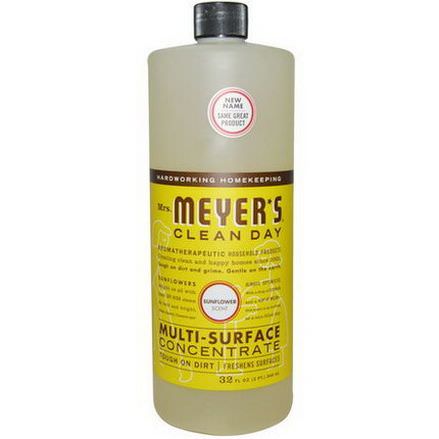 Mrs. Meyers Clean Day, Multi-Surface Concentrate, Sunflower Scent 946ml