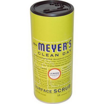 Mrs. Meyers Clean Day, Surface Scrub, Lemon Verbena Scent 311g