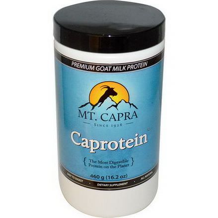 Mt. Capra, Caprotein, Premium Goat-Milk Protein, Delicious Vanilla 460g