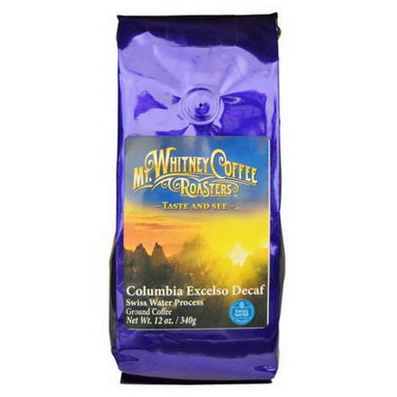 Mt. Whitney Coffee Roasters, Columbia Excelso Decaf, Ground Coffee 340g